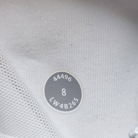 Lululemon light jacket active wear women's size 8 white and off white full zip - Picture 7 of 13
